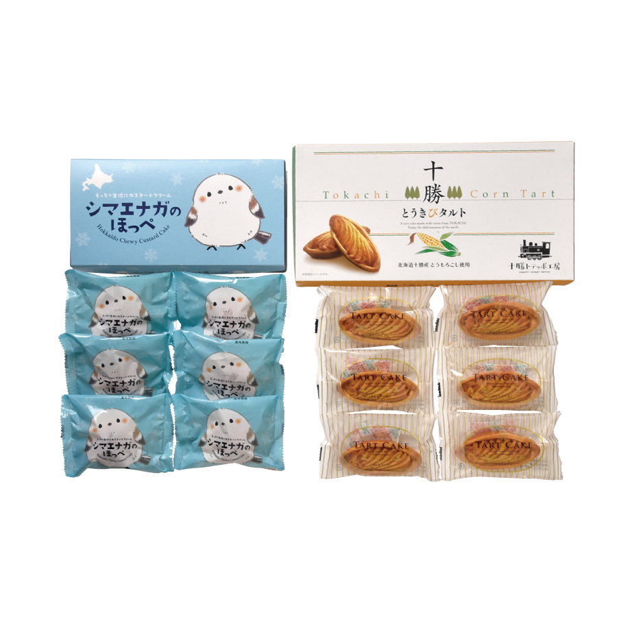 シマエナガのほっぺととうきびタルトセット - セイコーマート公式通販