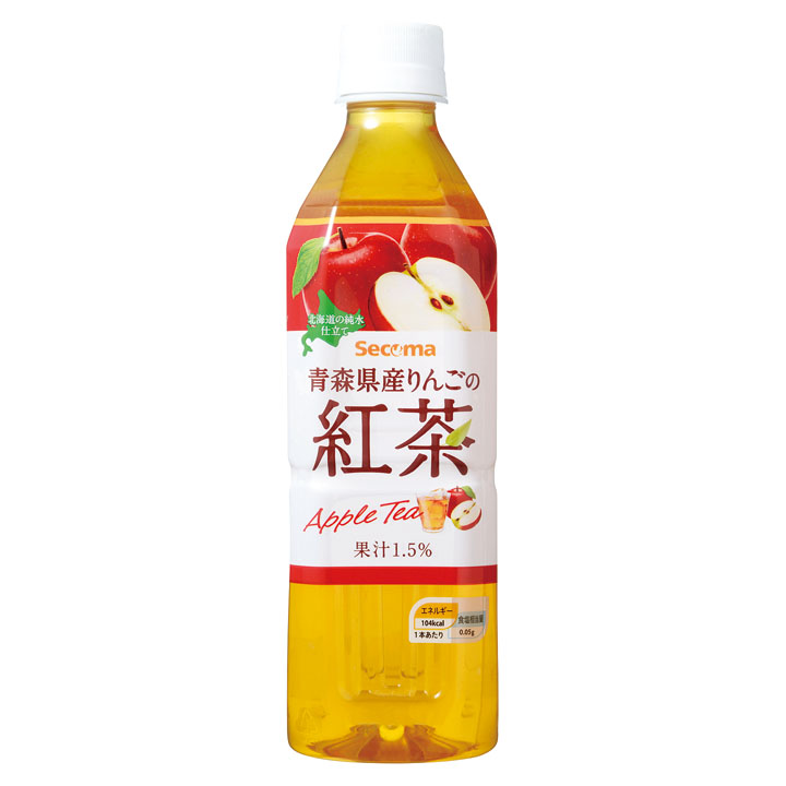Secoma 青森県産りんごの紅茶 500ml 24本入 - セイコーマート公式通販
