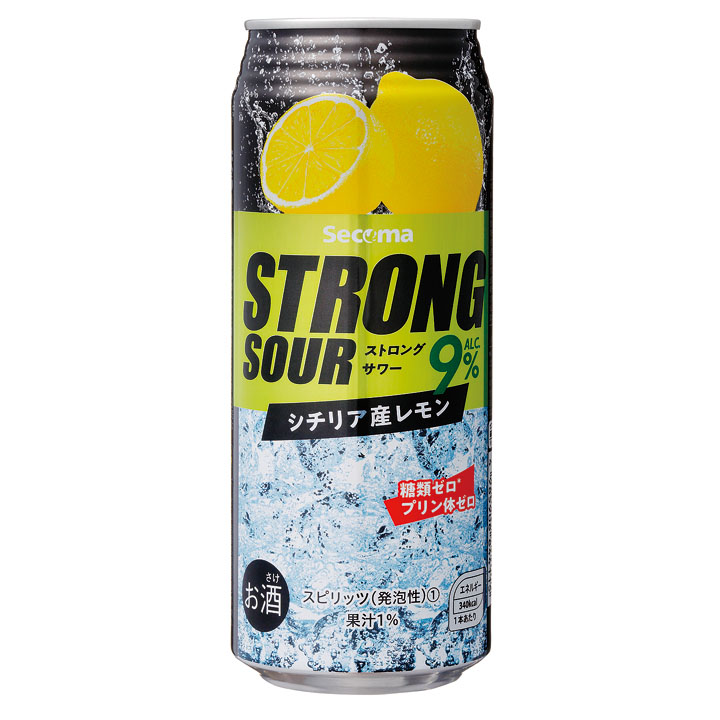 Secoma ストロングサワー レモン ５００ｍｌ ２４本入 セイコーマートオンライン