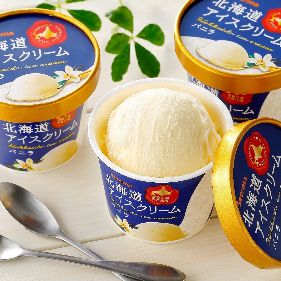 Secoma 北海道アイスクリーム バニラ 12個セット【送料込み】 セイコーマート公式通販