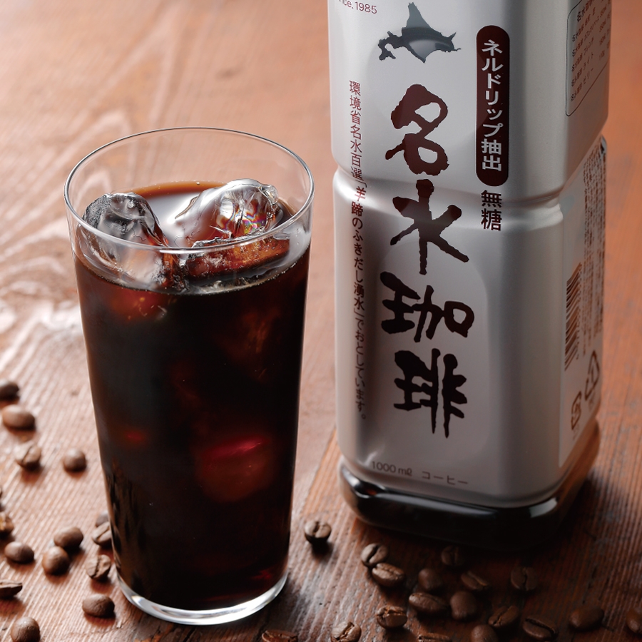 名水珈琲 無糖 1L 6本入 - セイコーマート公式通販