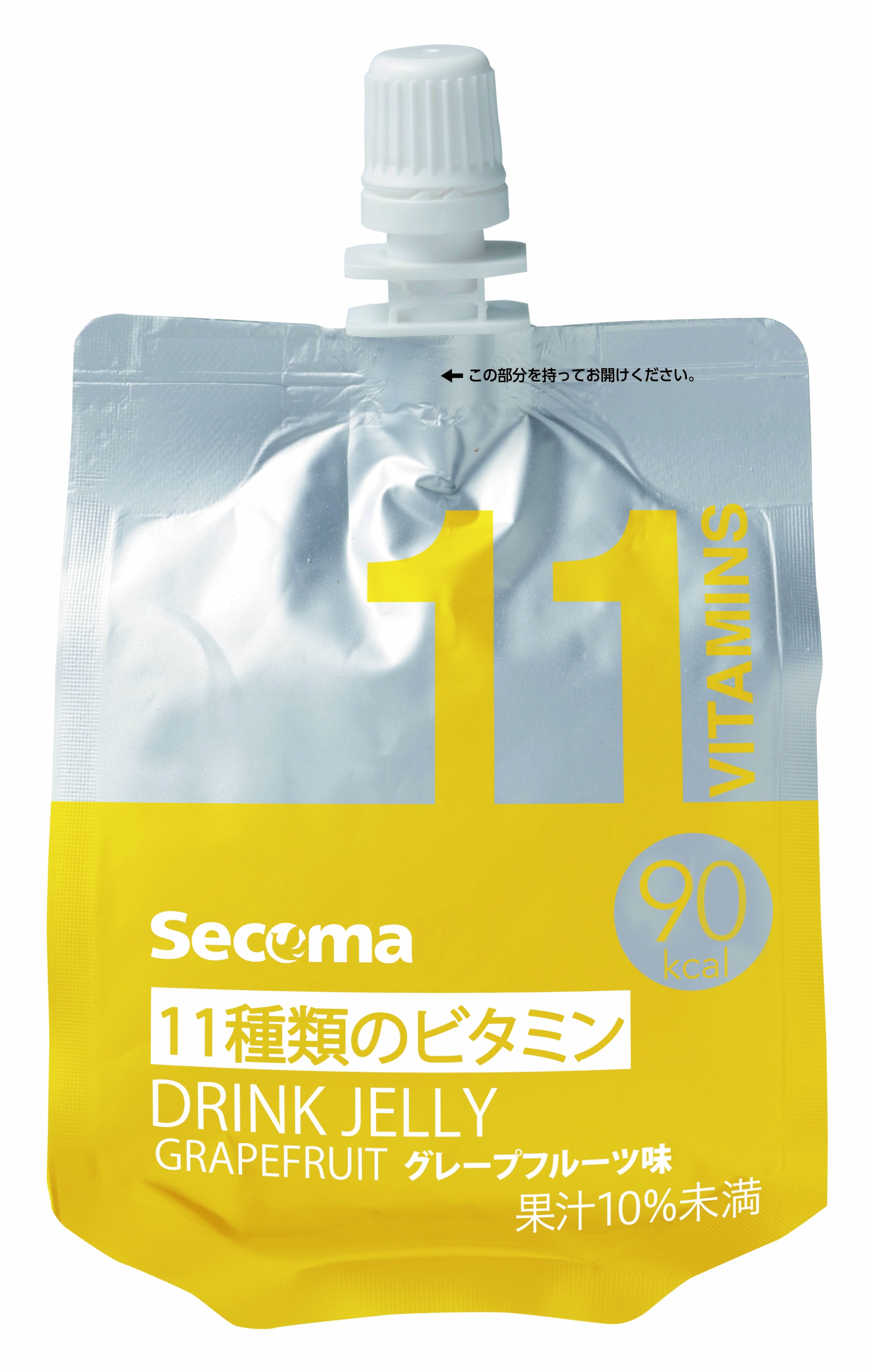 Secoma ドリンクゼリー 11種類のビタミン(グレープフルーツ味