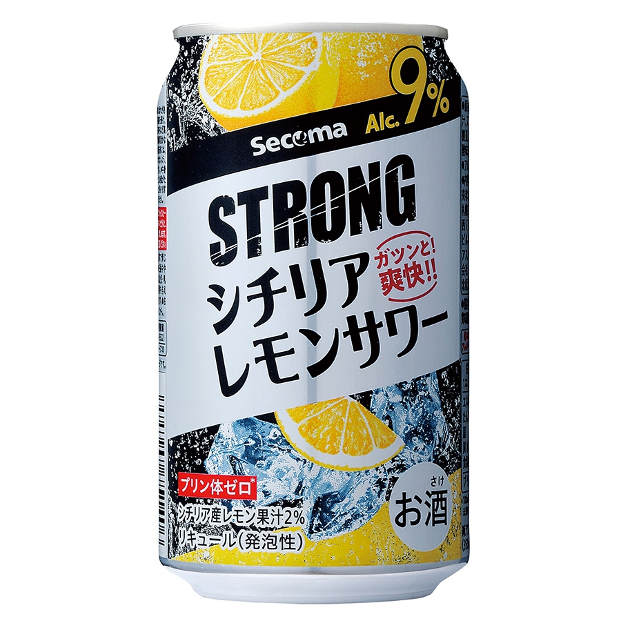 Secoma ストロング シチリアレモンサワー 350ｍｌ 24本入 - セイコーマート公式通販