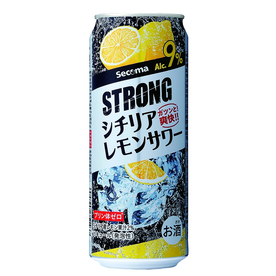 Secoma ストロング シチリアレモンサワー 500ｍｌ 24本入 - セイコーマート公式通販