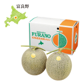 ふらの赤肉メロン 優品 約1.6kg 2玉