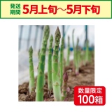 【栗山産】自然農園　アスパラ　L　1kg