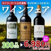 ボルドー産サンテミリオン グランクリュ3本セレクト