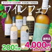 白ワイン飲み比べ6本セット（やや辛口と辛口）