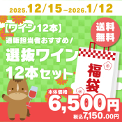 【ワイン12本】通販担当者おすすめ！選抜ワイン12本セット