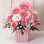 アレンジメント(ピンク)　配達