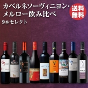 カベルネソーヴィニヨン・メルロー飲み比べ9本セレクト