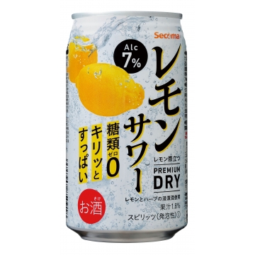 Secoma レモン際立つレモンサワー プレミアムドライ 350ml 24本入 セイコーマート公式通販