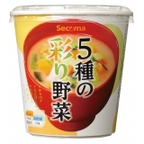Secoma　カップみそ汁　５種の彩り野菜　6個入