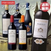 【金賞バローロ＆金賞ワイン2本入り】　イタリア産赤ワイン6本セレクト