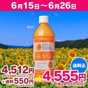 【5周年記念セール対象】 Secoma みかんジュース　500ml　24本入